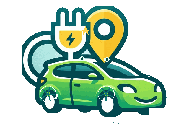 Cute EV SABUY car animation